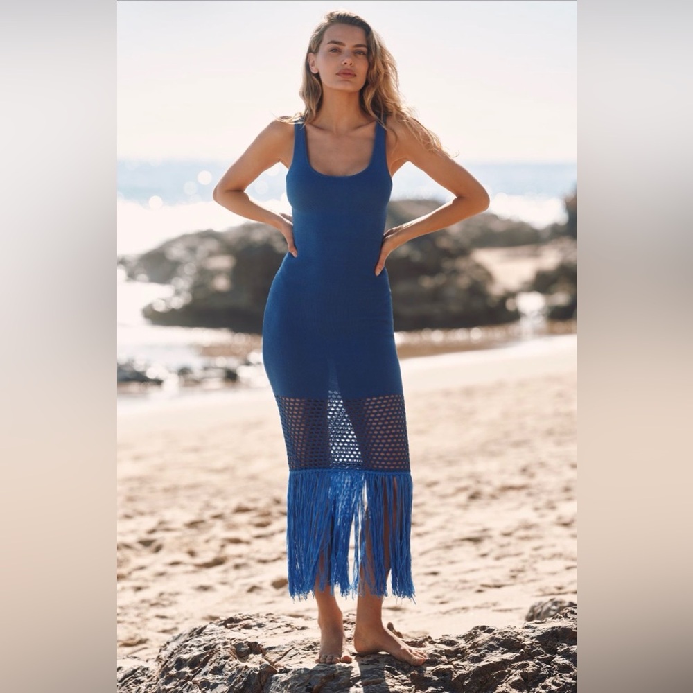 ✨ Anthropologie Claudia Fringe Dress Sz M/L